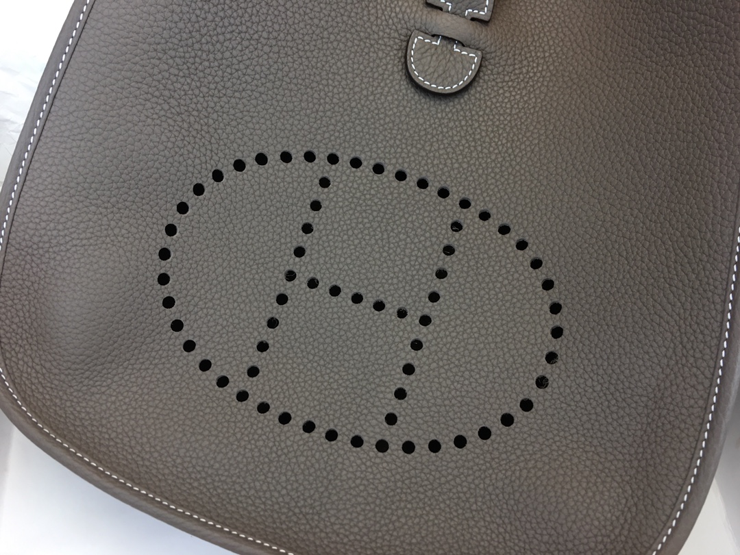 에르메스 에블린16 그레이 은장 끌레망스 가죽